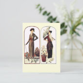 庭でポツポツと ポストカード (スタンド正面)