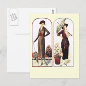 庭でポツポツと ポストカード (正面/裏面)