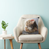 庭で寝る猫 クッション (椅子)