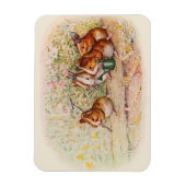 庭で植わっているモルモット マグネット (縦)