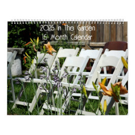 庭で15ヶ月の花のカレンダー カレンダー