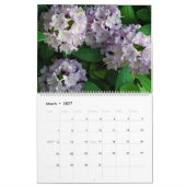 庭で15ヶ月の花のカレンダー カレンダー (3月 2027)