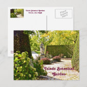 "庭で"のトレドの植物園(PHOTOG) ポストカード (正面/裏面)