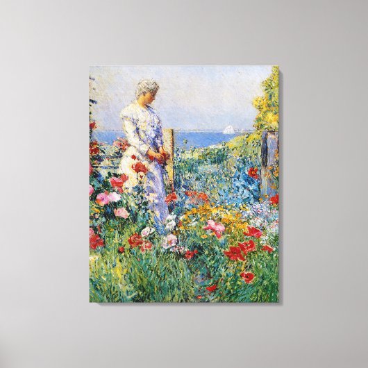 庭で キャンバスプリント (正面)