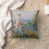 庭で クッション (ブランケット)