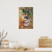 庭で，ピエール=オーギュスト・ルノアール ポスター (キッチン)