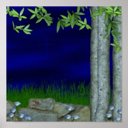 庭で ポスター (正面)