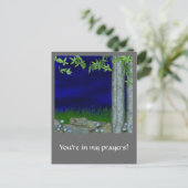 庭で ポストカード (スタンド正面)