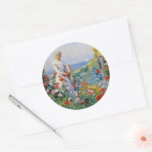 庭で ラウンドシール (封筒)