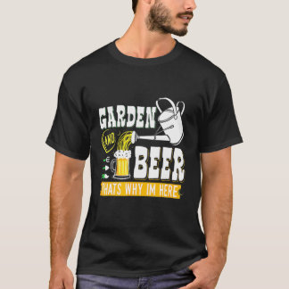 庭とアルコールがあればガーデナーでしょ プラント Tシャツ
