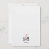 庭とツールシャワー 招待状 (裏面)