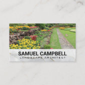 庭と花 名刺 (正面)