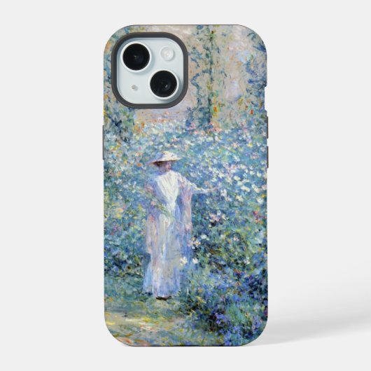 庭にて  iPhone 15ケース (裏面)