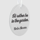 庭にむしろあって下さい オーナメント (正面)