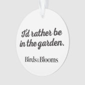 庭にむしろあって下さい オーナメント (正面)