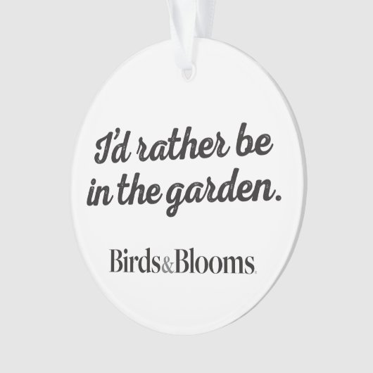 庭にむしろあって下さい オーナメント (正面)