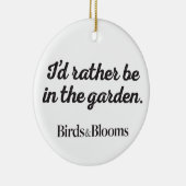 庭にむしろあって下さい セラミックオーナメント (右)