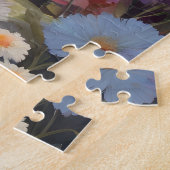 庭に入った猫疑問に思 ジグソーパズル (側面)