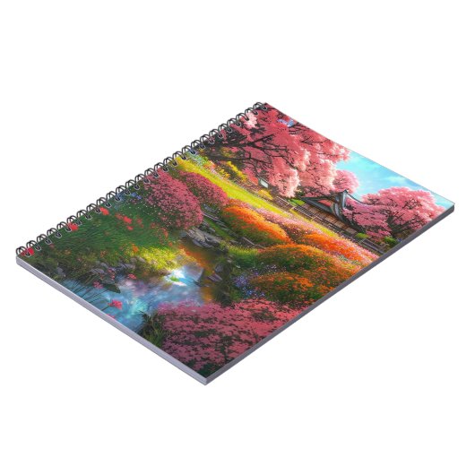 庭に囲まれた木の家カラフル舎 ノートブック (左側)