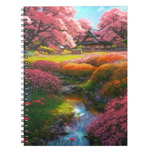 庭に囲まれた木の家カラフル舎 ノートブック (正面)