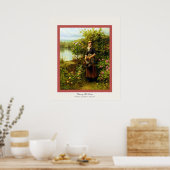 庭に水を与える～ダニエル・リッジウェイ・ナイト ポスター (キッチン)