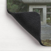 庭に灯り灯日本の灯 マウスパッド (コーナー)