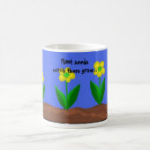 庭に種を植えよう コーヒーマグカップ (中央)