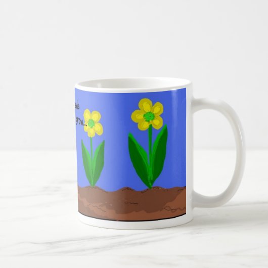庭に種を植えよう コーヒーマグカップ (右)