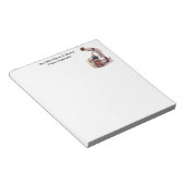 庭に花を咲かせる女は幸福を植える ノートパッド (アングル)