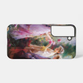 庭に遊三人の女の子がいる SAMSUNG GALAXYケース (裏面横)