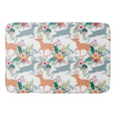 庭に鹿 バスマット (正面)