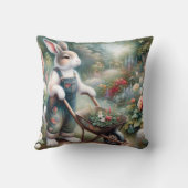 庭のうさぎ クッション (裏面)