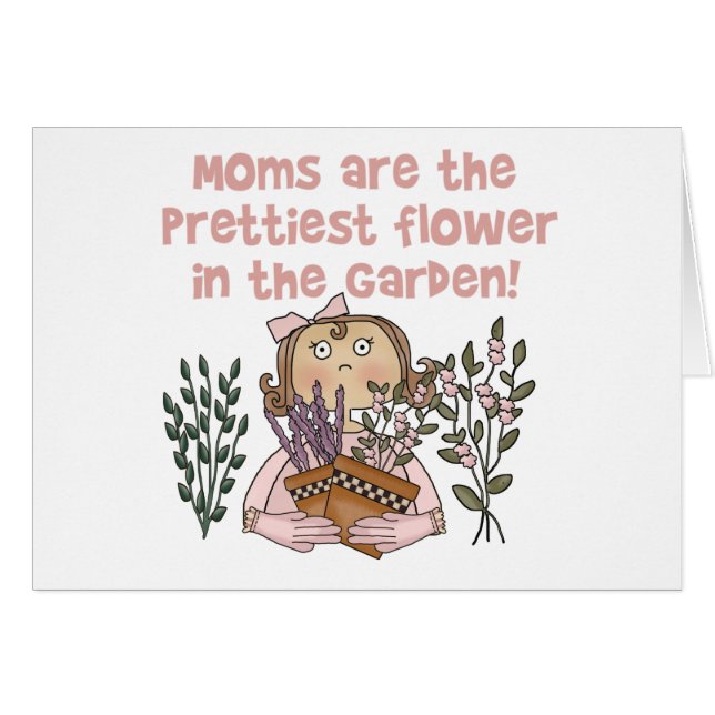 庭のお母さんの最もかわいらしい花 (正面横)