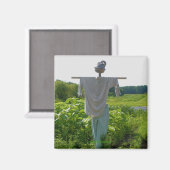 庭のかかしの自然の写真撮影の磁石 マグネット (正面/裏面)