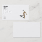 庭のくわを運ぶこと 名刺 (正面/裏面)