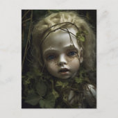 庭のはがきに捨てられた人形|過去記事 ポストカード (正面)