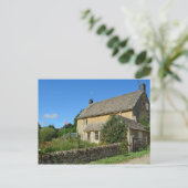 庭のはがき付きのイギリスのコテージ ポストカード (スタンド正面)