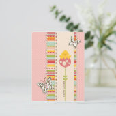 庭のひよこの郵便はがき シーズンポストカード (スタンド正面)