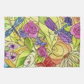 庭のふきん キッチンタオル (横)