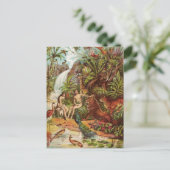 庭のアダムとエバ ポストカード (スタンド正面)