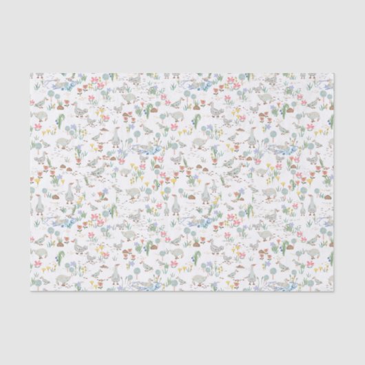 庭のアヒル 薄葉紙 (正面)