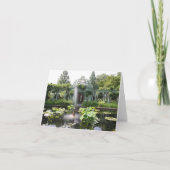 庭のオアシスNotecard カード (正面)