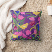 庭のカナリア クッション (ブランケット)