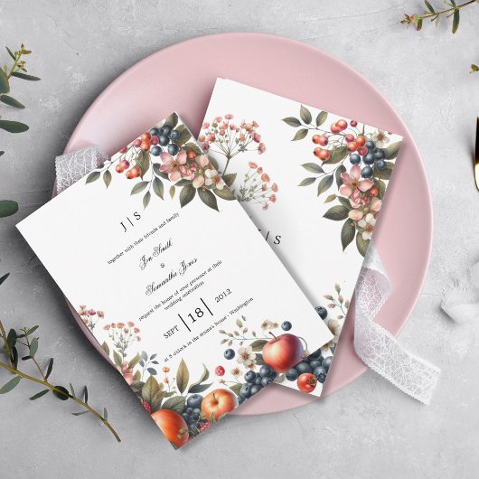 庭のカラフル 招待状