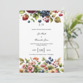 庭のカラフル 招待状 (スタンド正面)