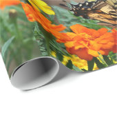 庭のギフトの包装紙の蝶 ラッピングペーパー (ロールコーナー)