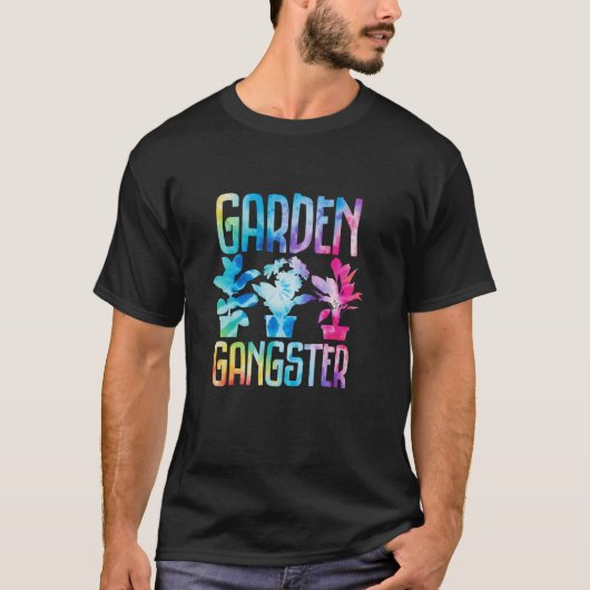 庭のギャングスター植物愛好家の誇り Tシャツ (正面)