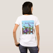 庭のクレマチスのつる Tシャツ (裏面フル)