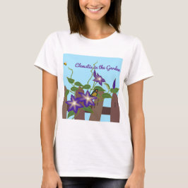 庭のクレマチスのつる Tシャツ
