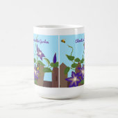 庭のクレマチス  コーヒーマグカップ (中央)